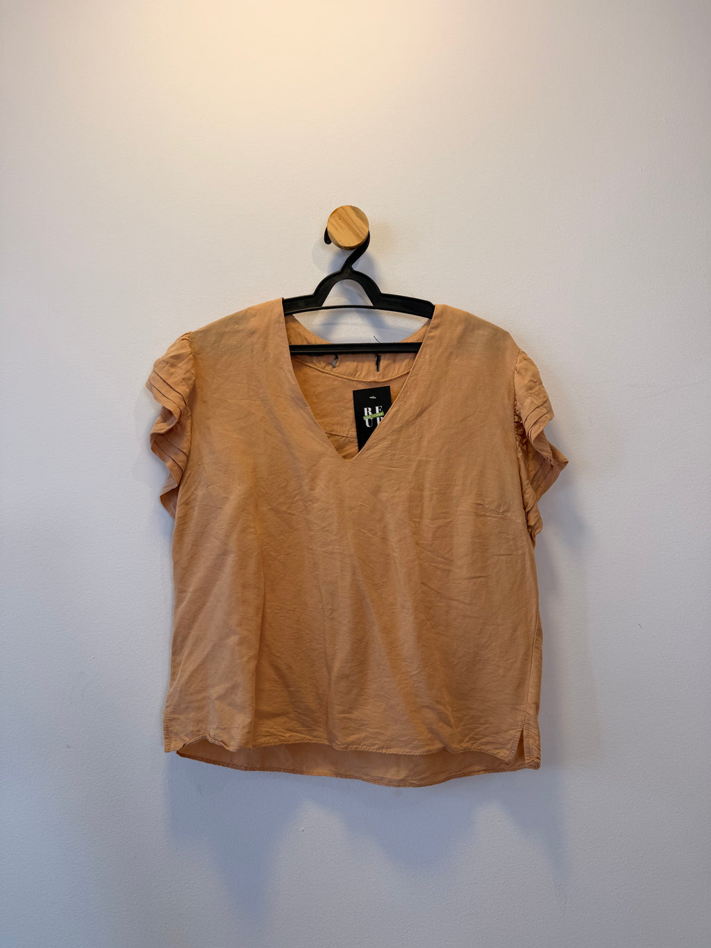 Blusa Laranja Decote V