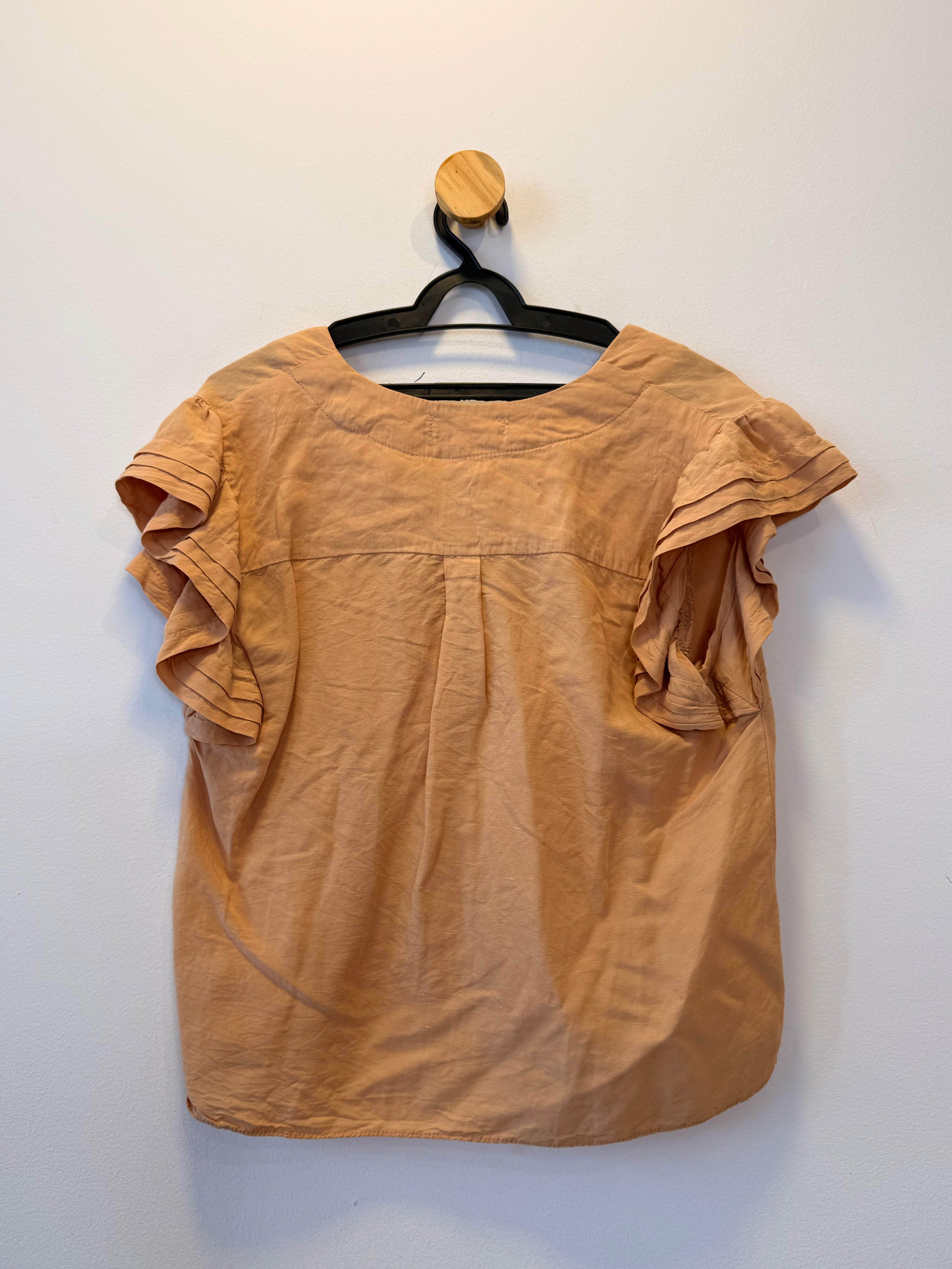 Blusa Laranja Decote V