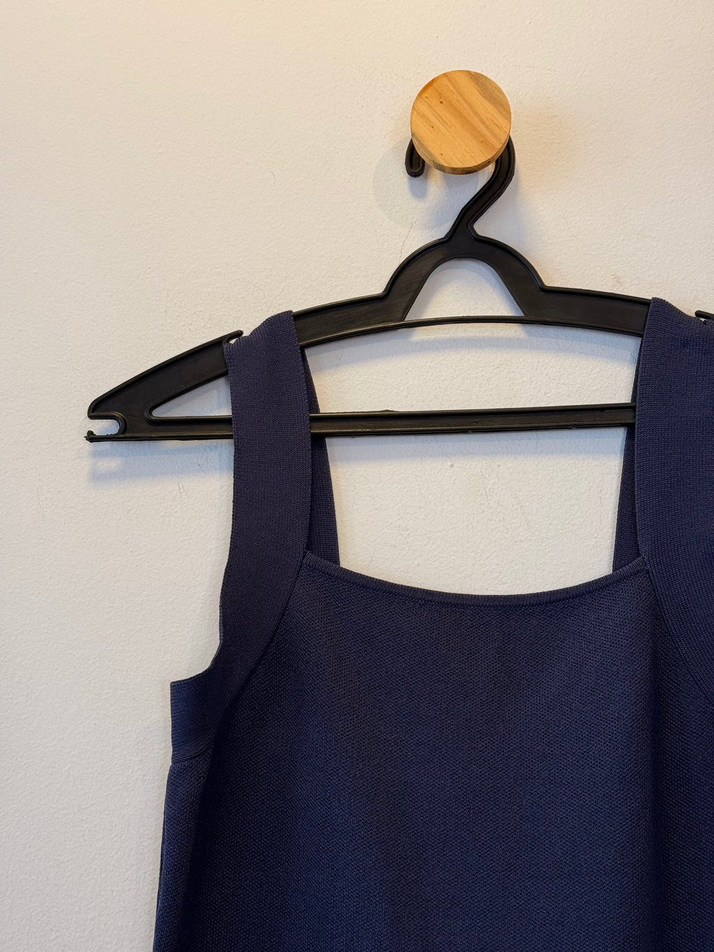 Cropped Tricot Azul Marinho