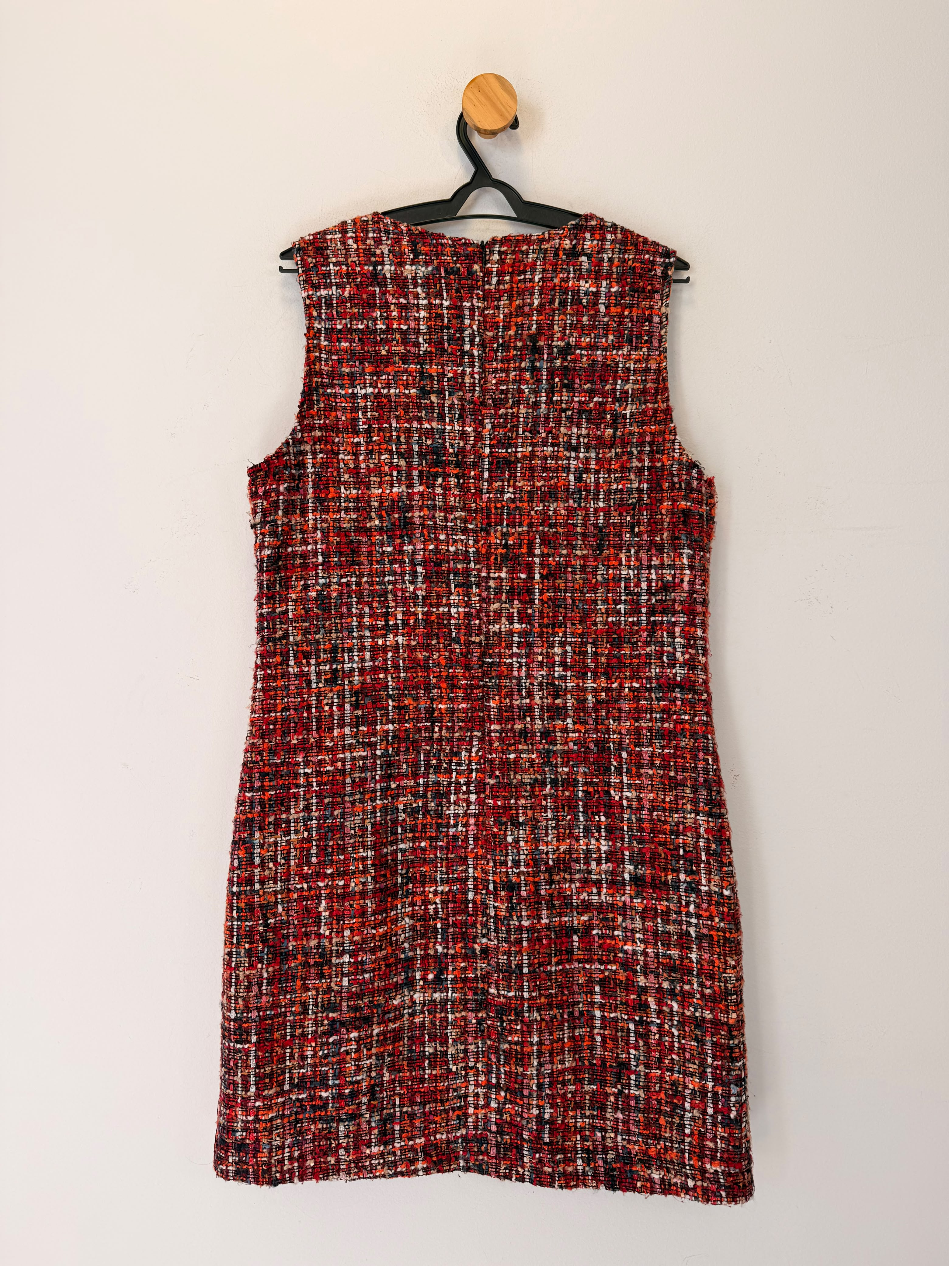 Vestido Tweed Vermelho