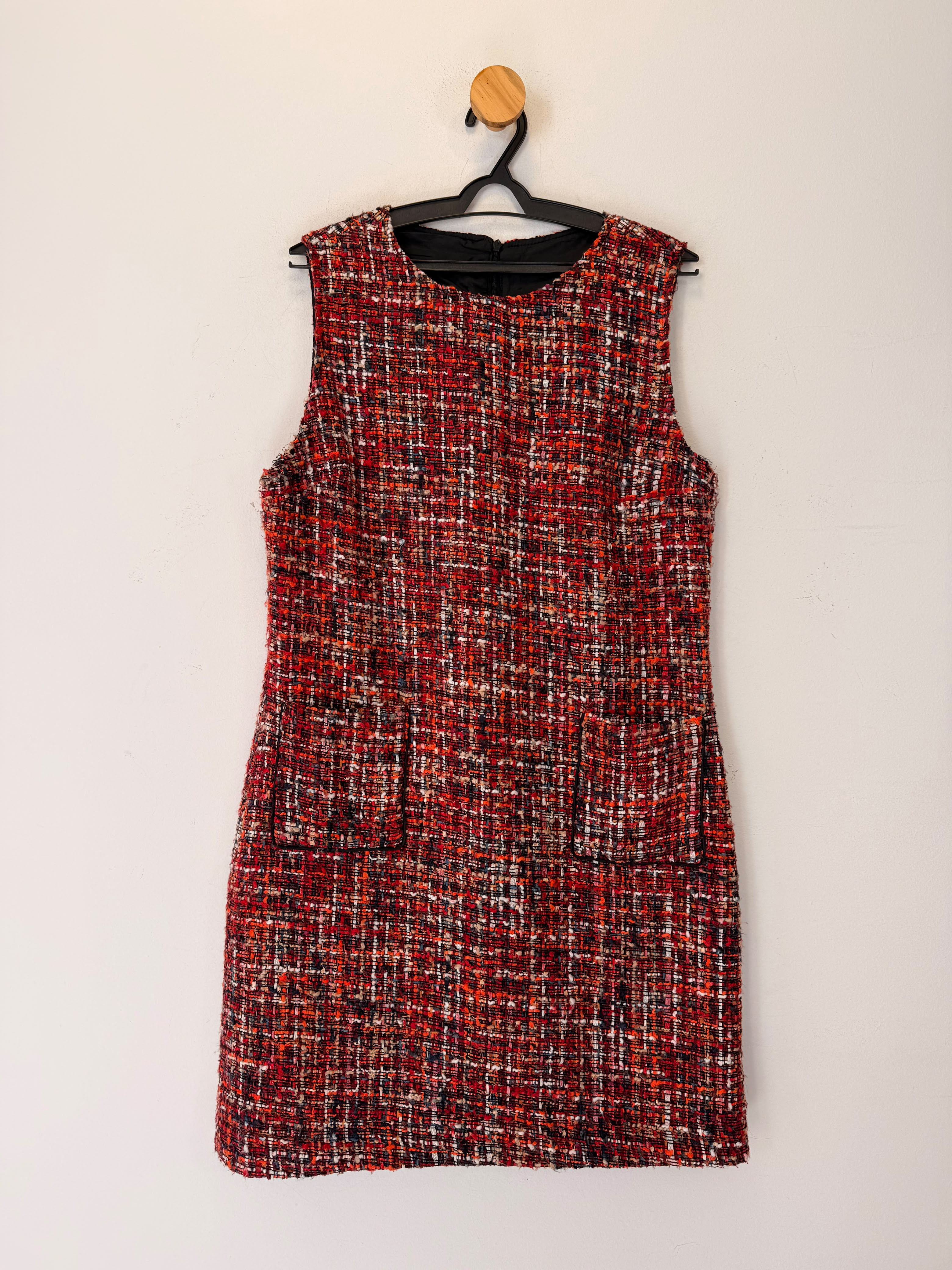 Vestido Tweed Vermelho