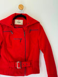 Casaco Vermelho com Lã Canal