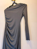 Vestido Longo Cinza Zara