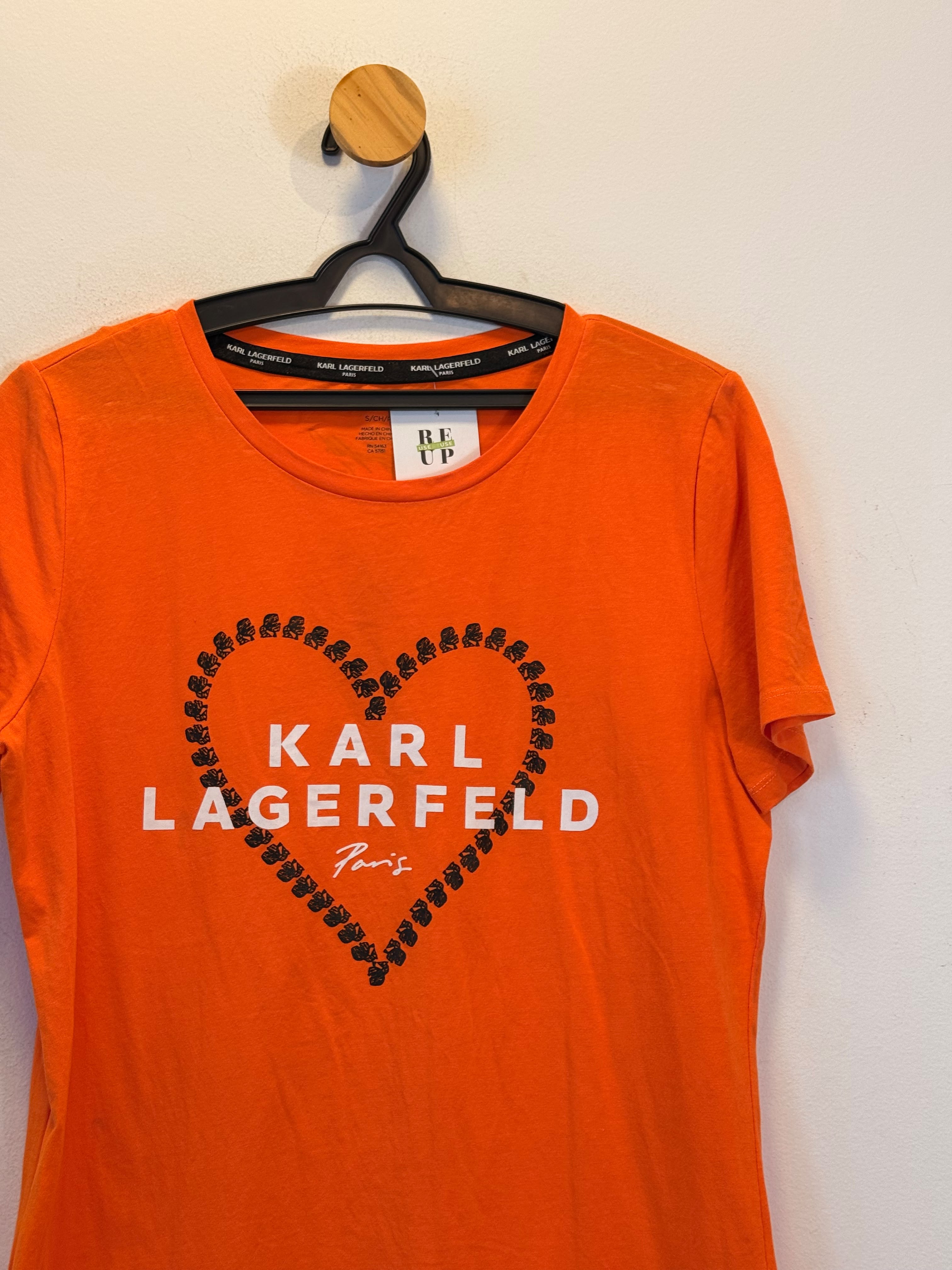 Blusa Laranja Karl Lagerfeld