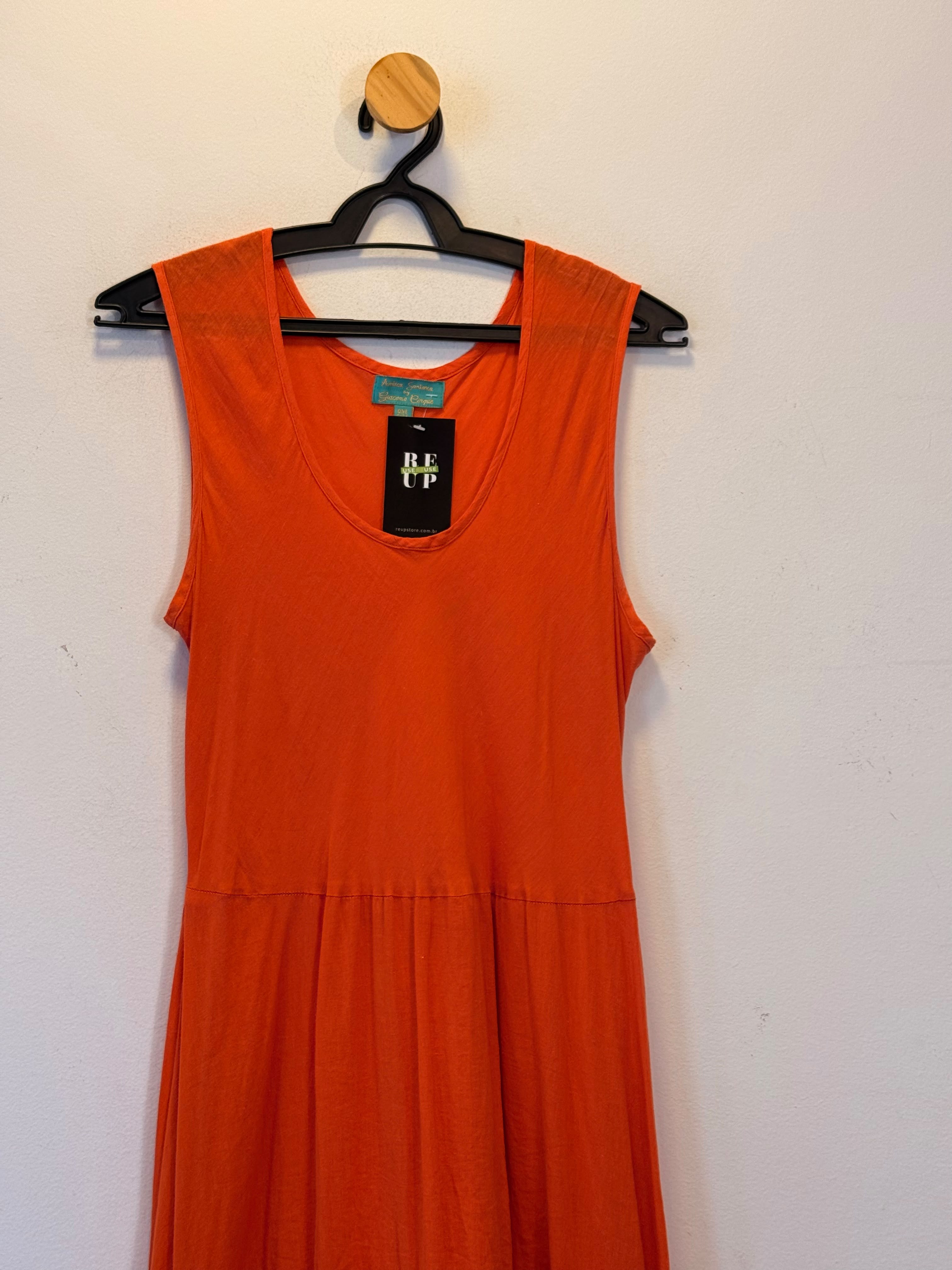 Vestido Laranja Antica Sartoria