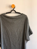 Blusa Cinza Shoulder