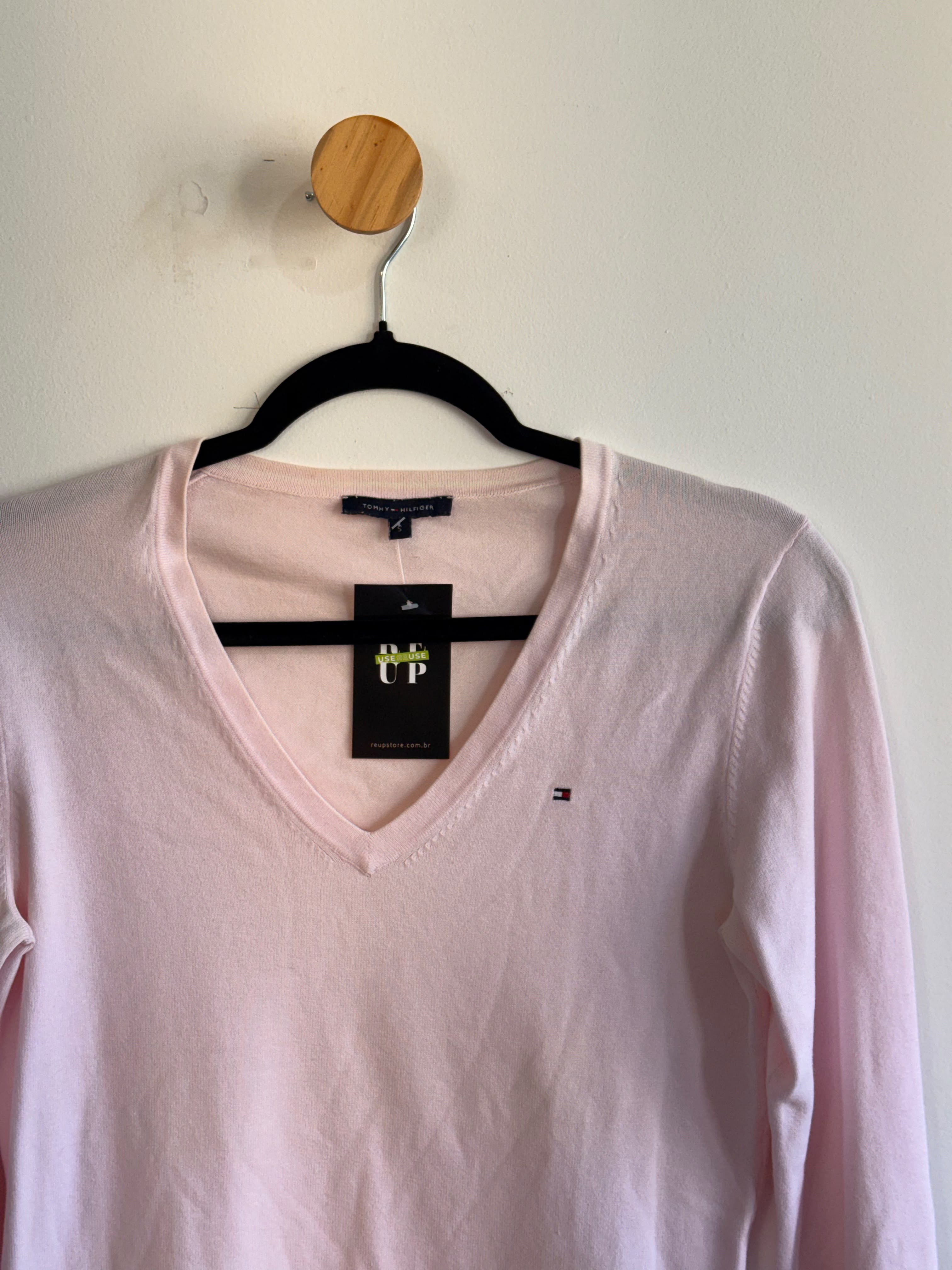 Tricot Rosa Tommy Hilfiger