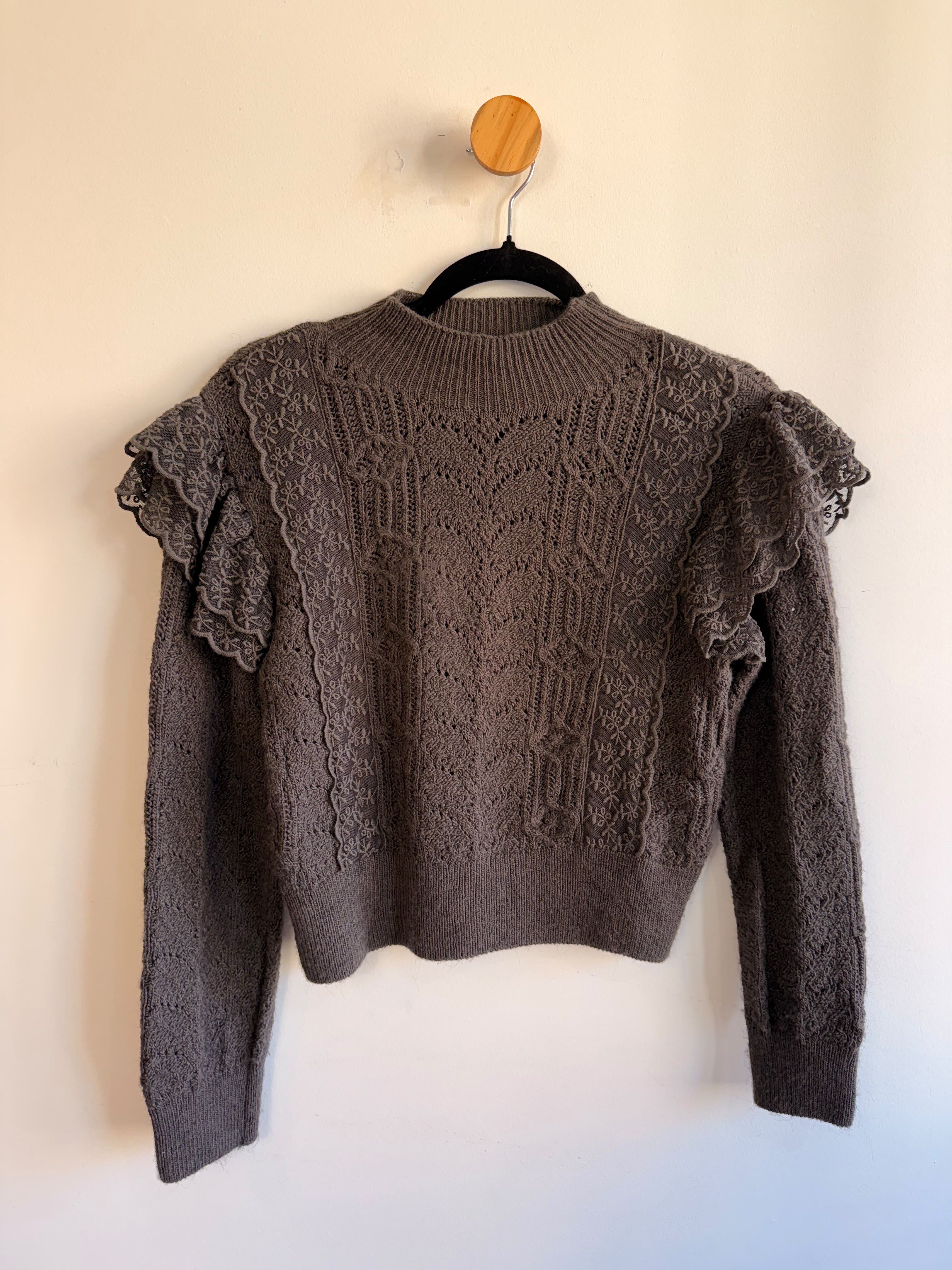 Tricot Cinza Zara