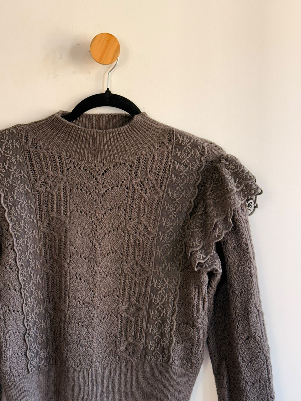 Tricot Cinza Zara
