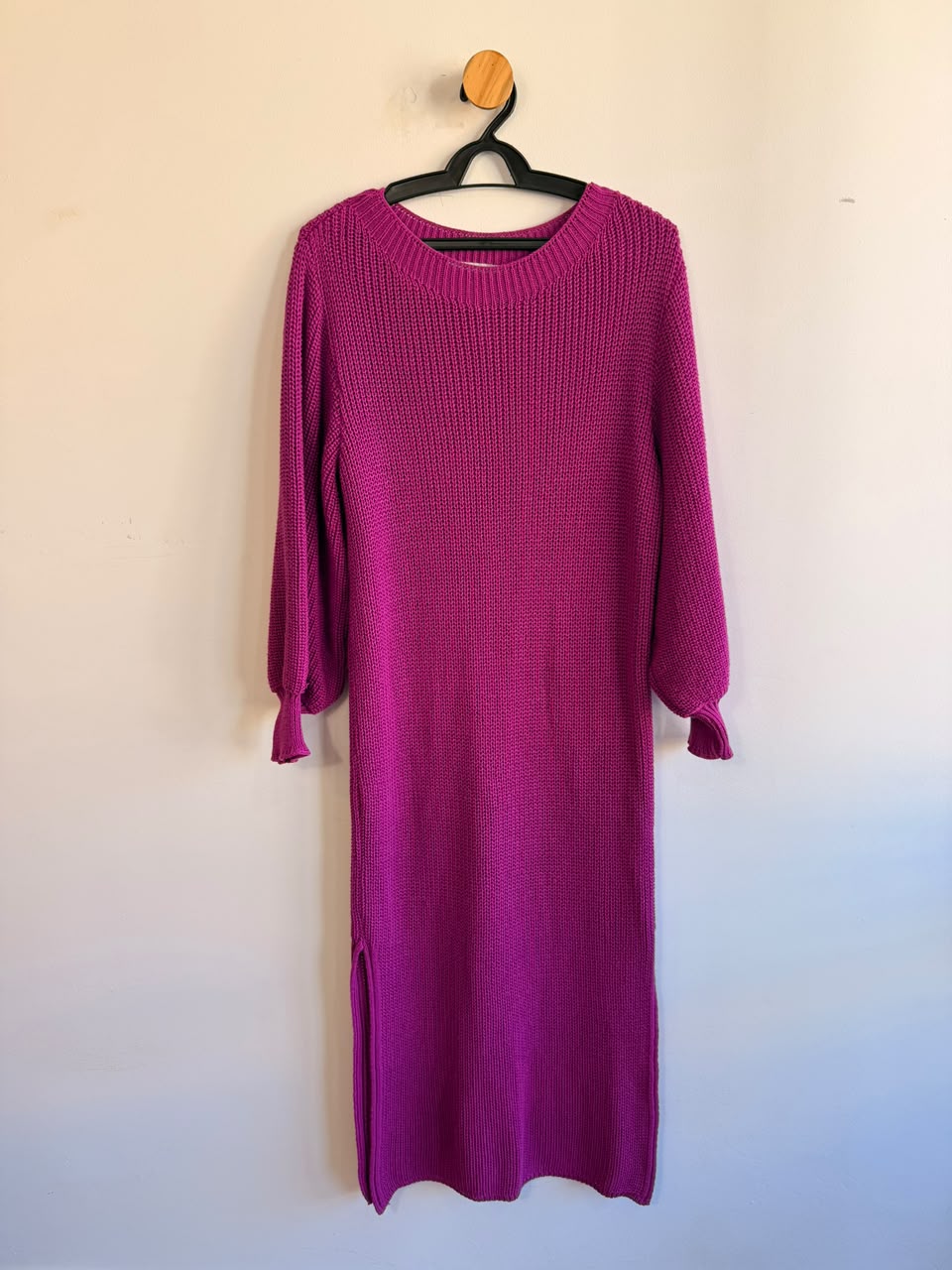 Vestido de Tricot Rosa Tannerie