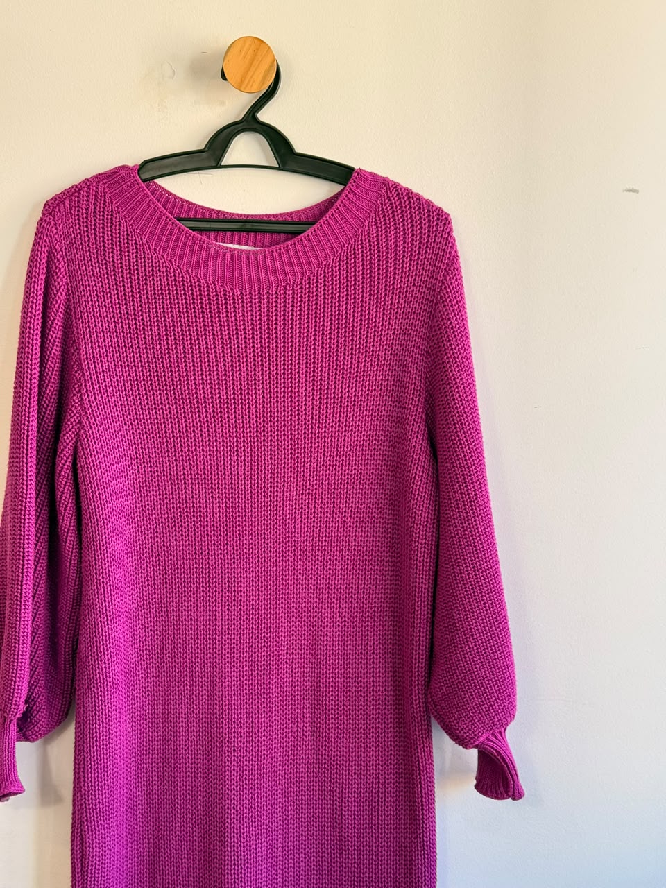 Vestido de Tricot Rosa Tannerie