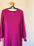 Vestido de Tricot Rosa Tannerie