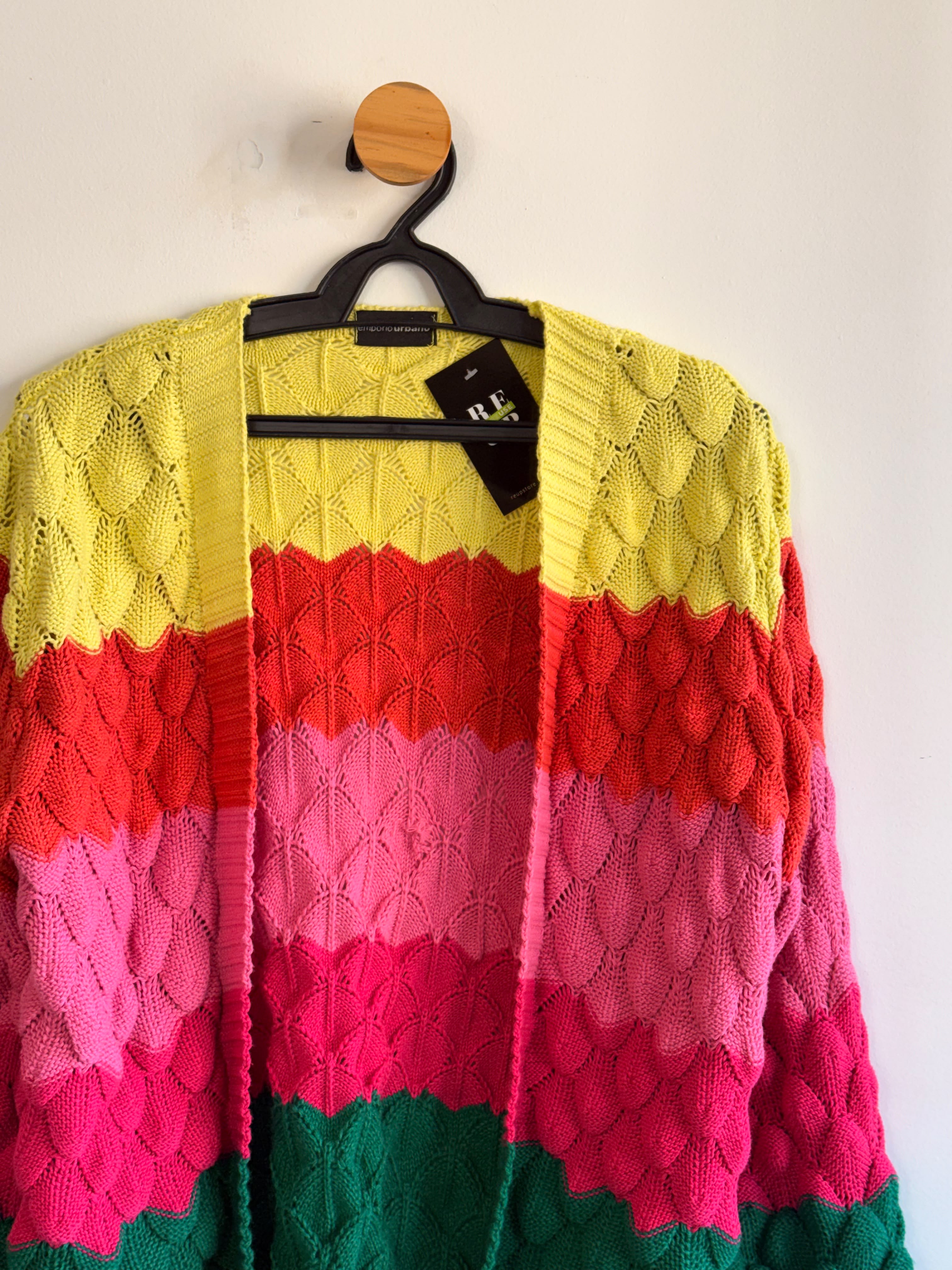 Cardigan Colorido