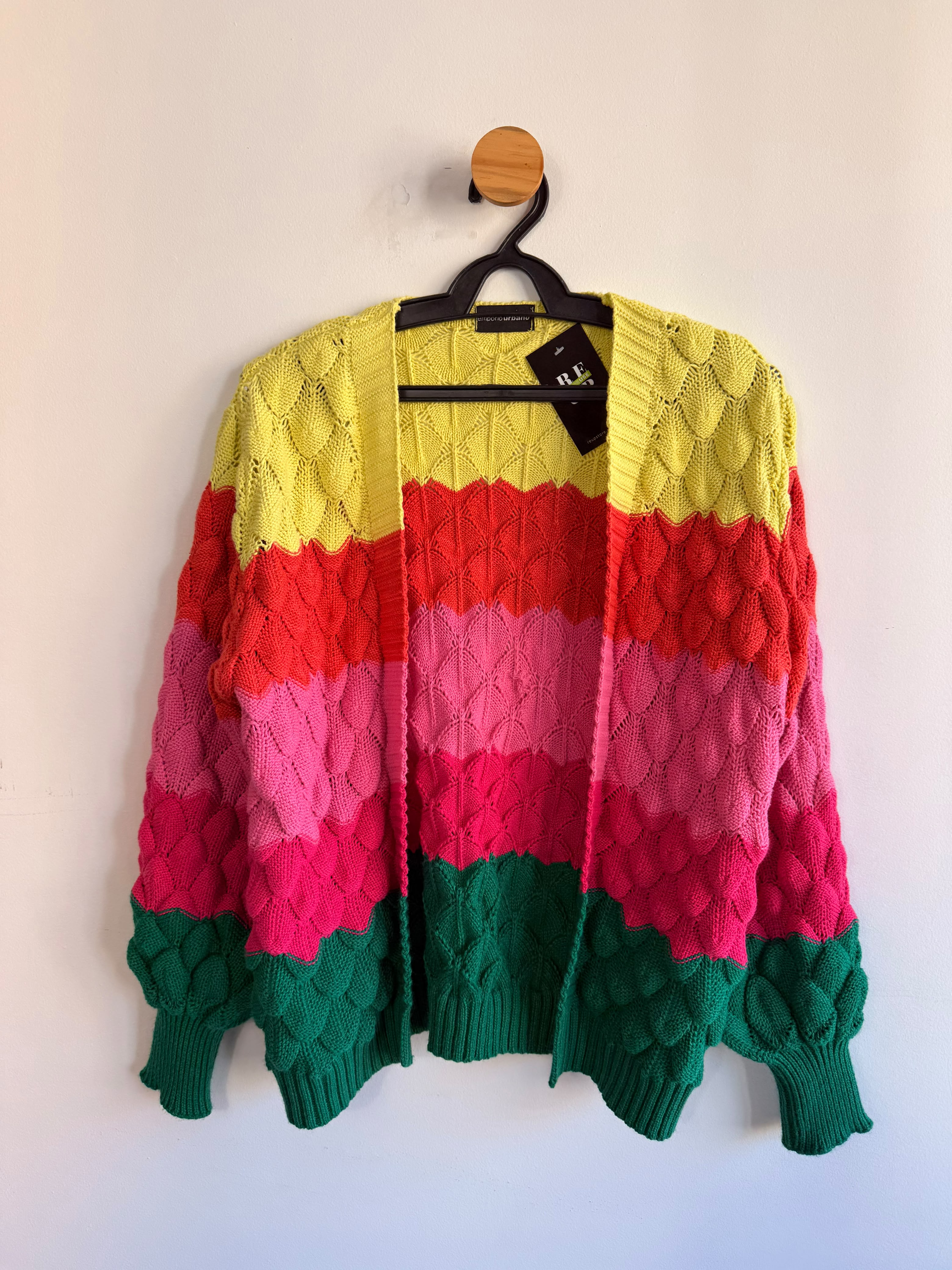 Cardigan Colorido