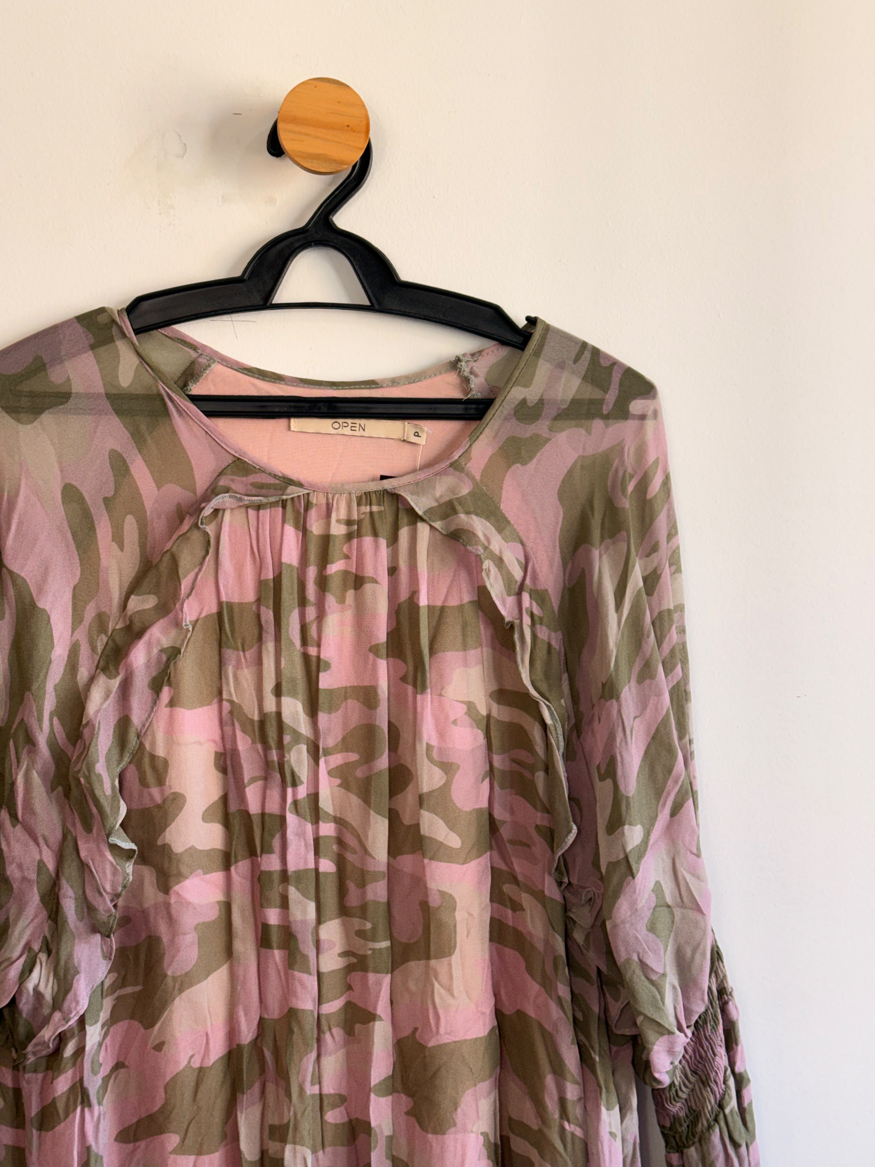 Vestido Estampado OPEN