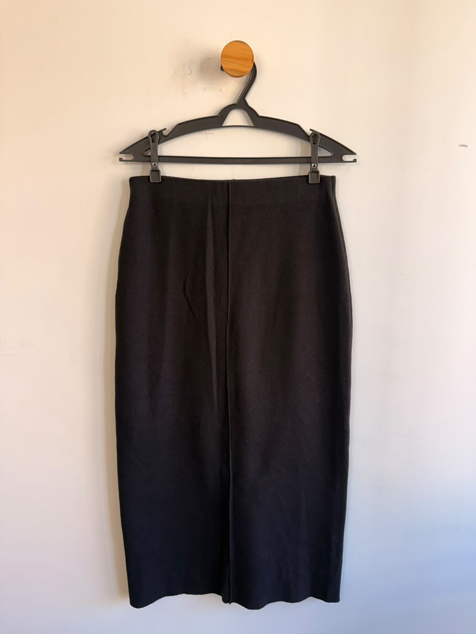 Saia Midi Preta Zara