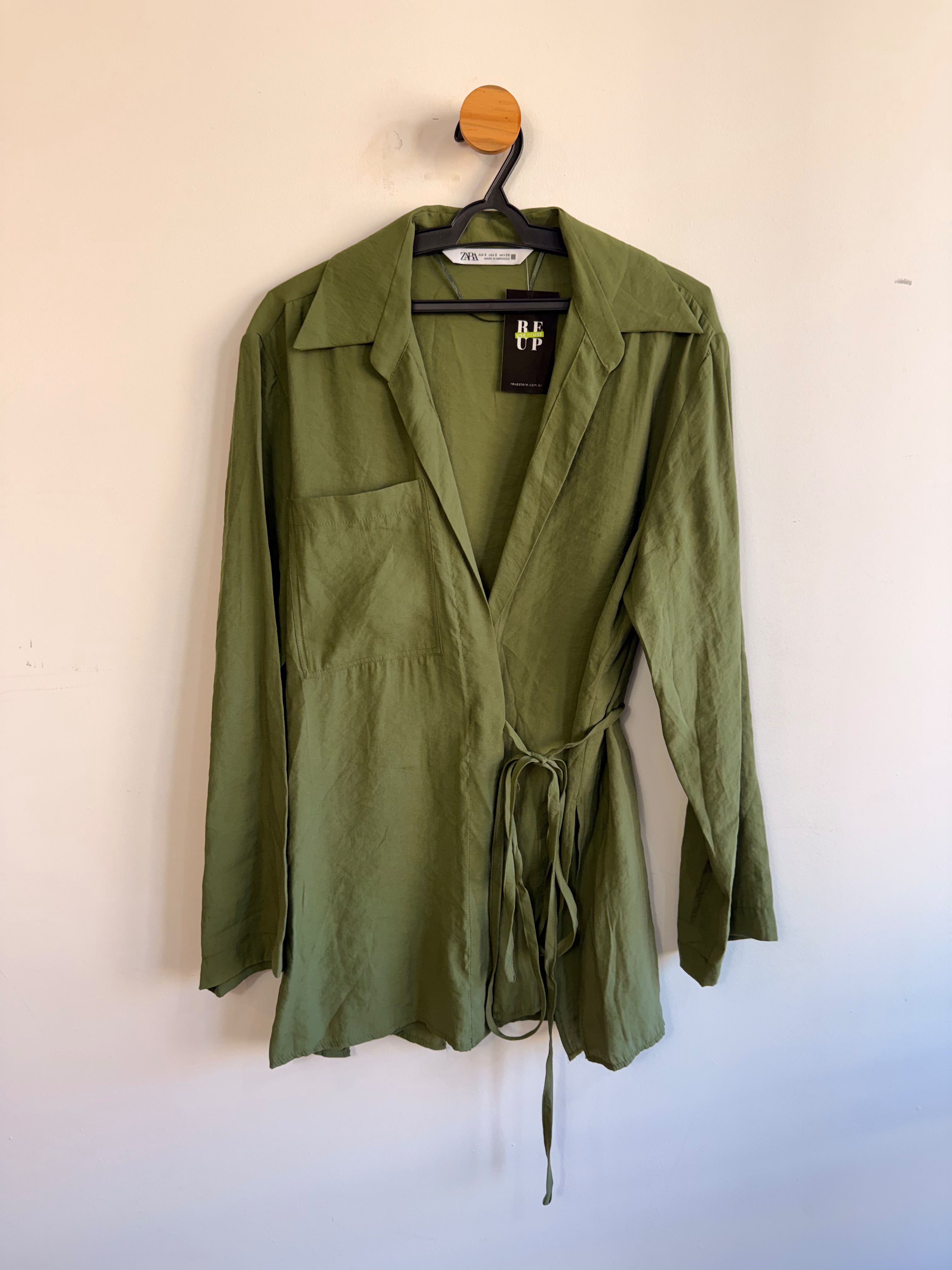 Camisa Verde Zara