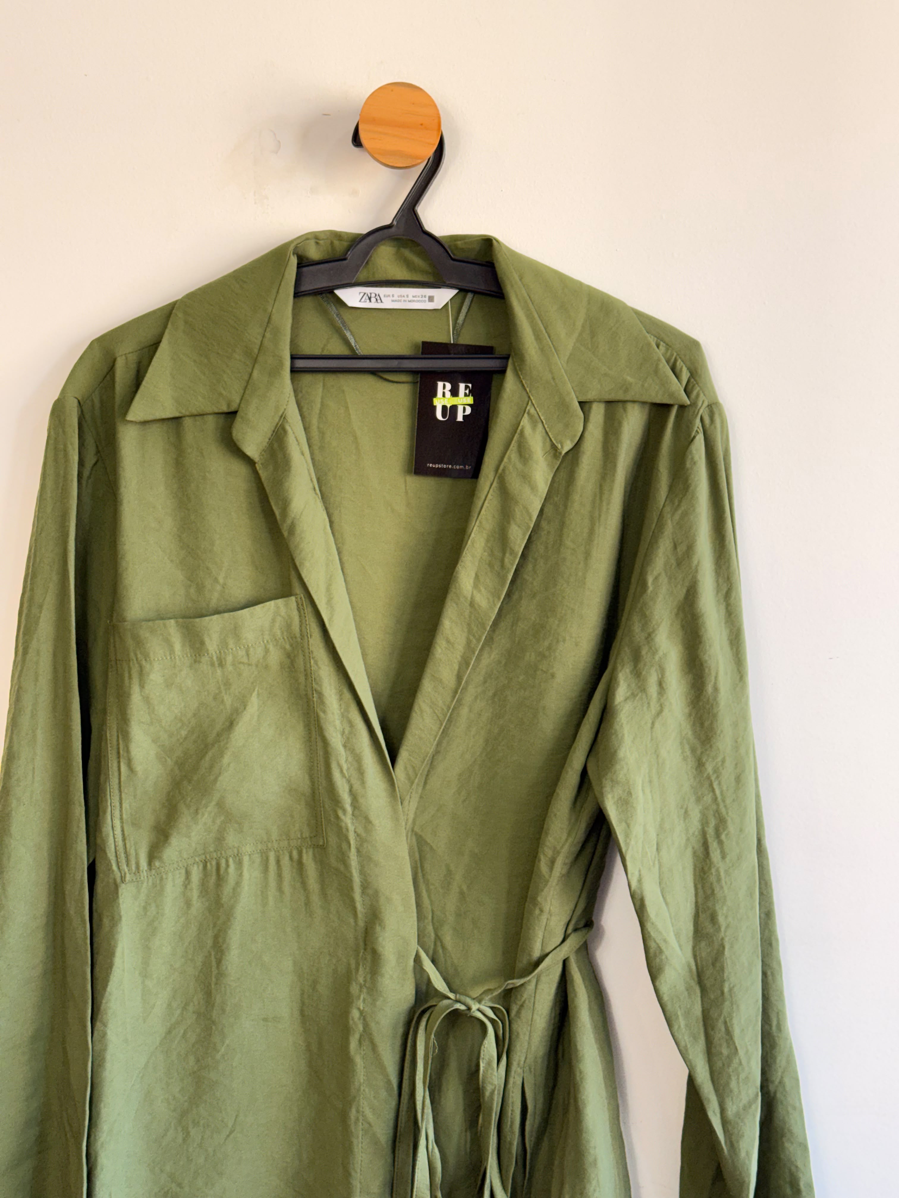 Camisa Verde Zara
