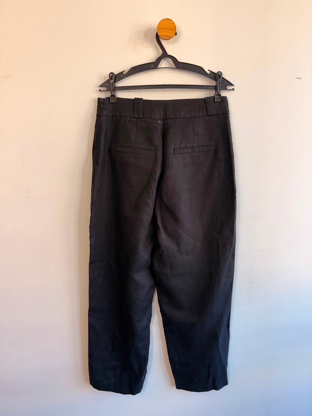 Calça Preta 100% Linho