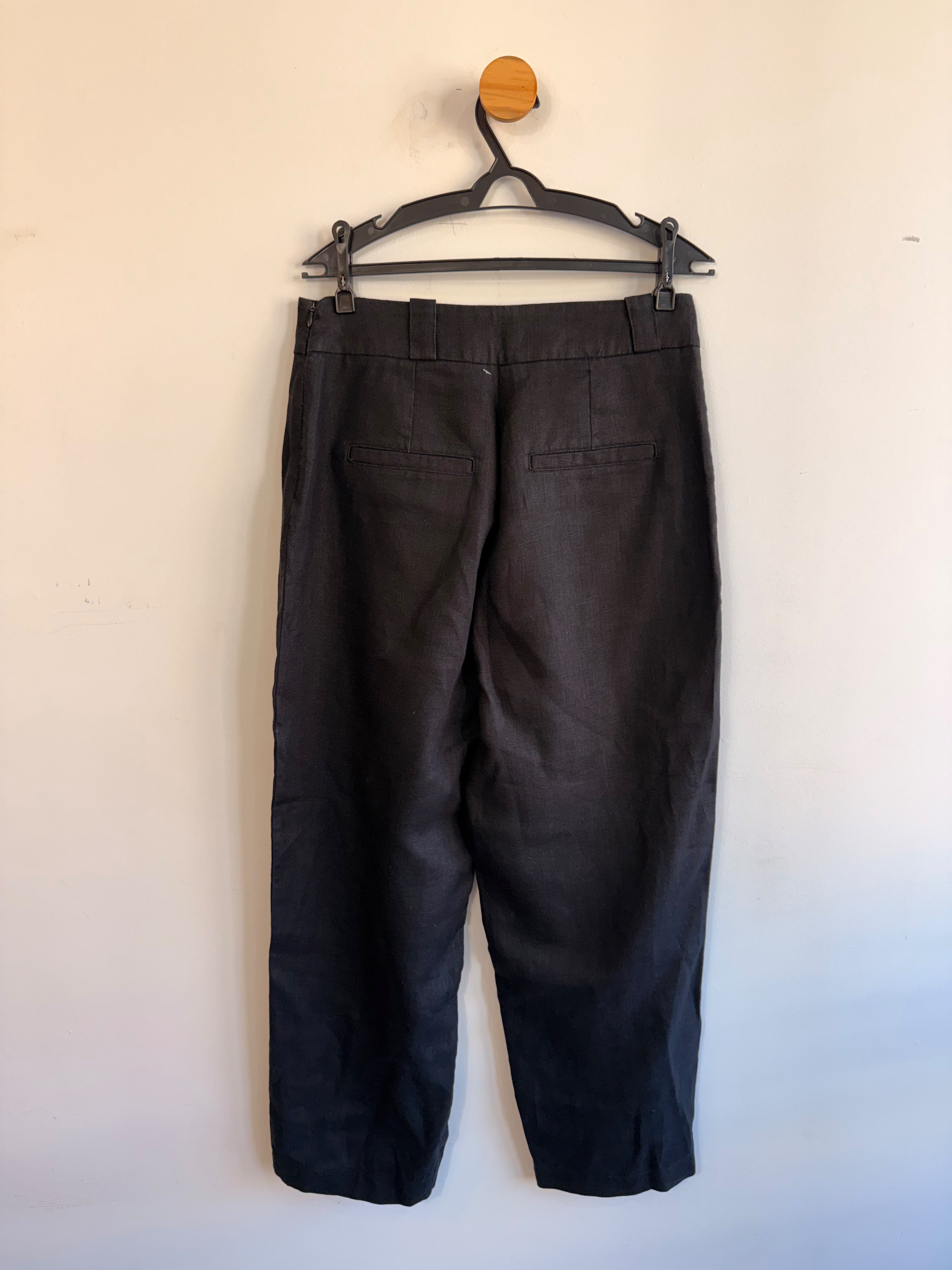 Calça Preta 100% Linho