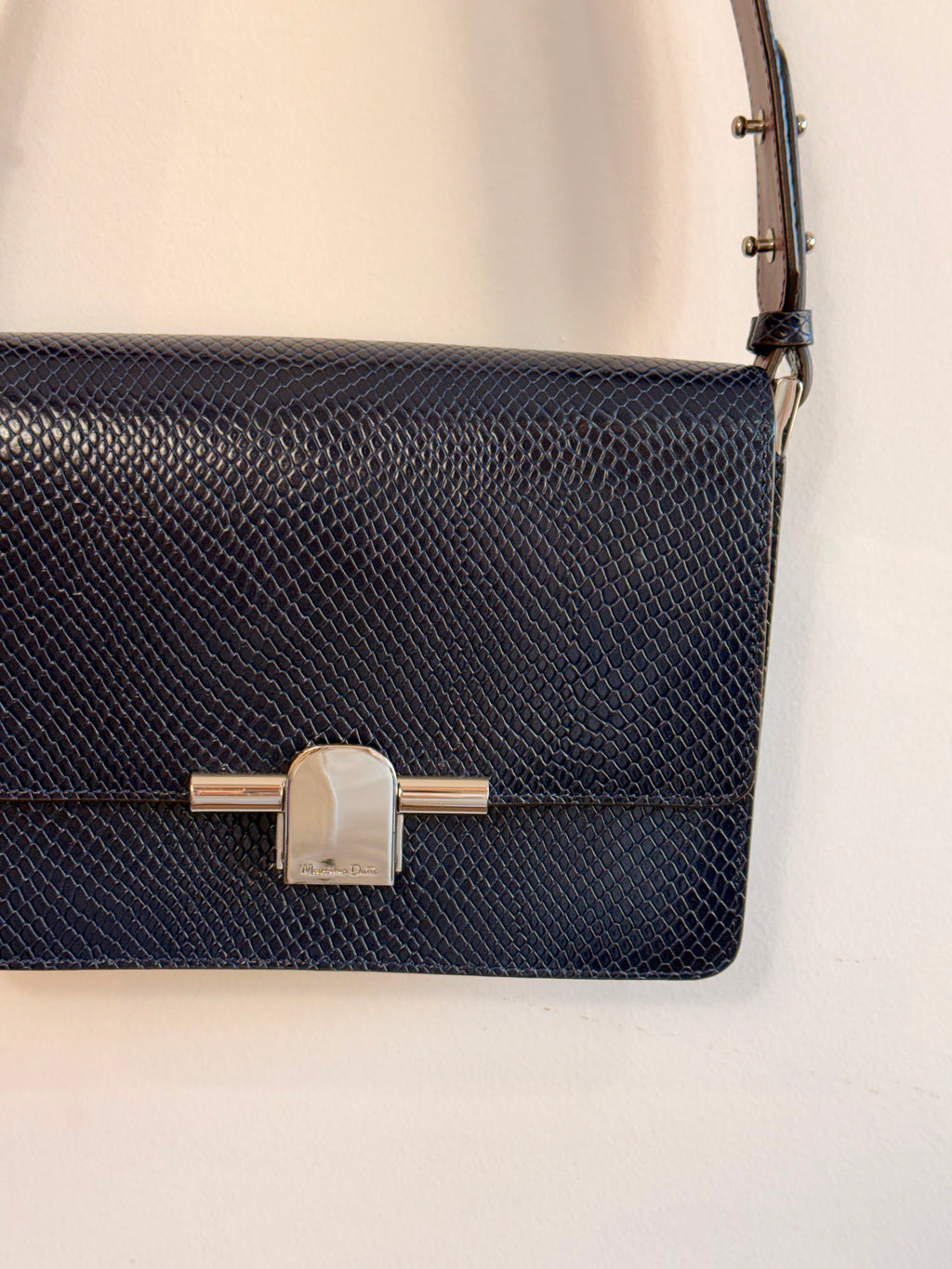 Bolsa Azul Massimo Dutti