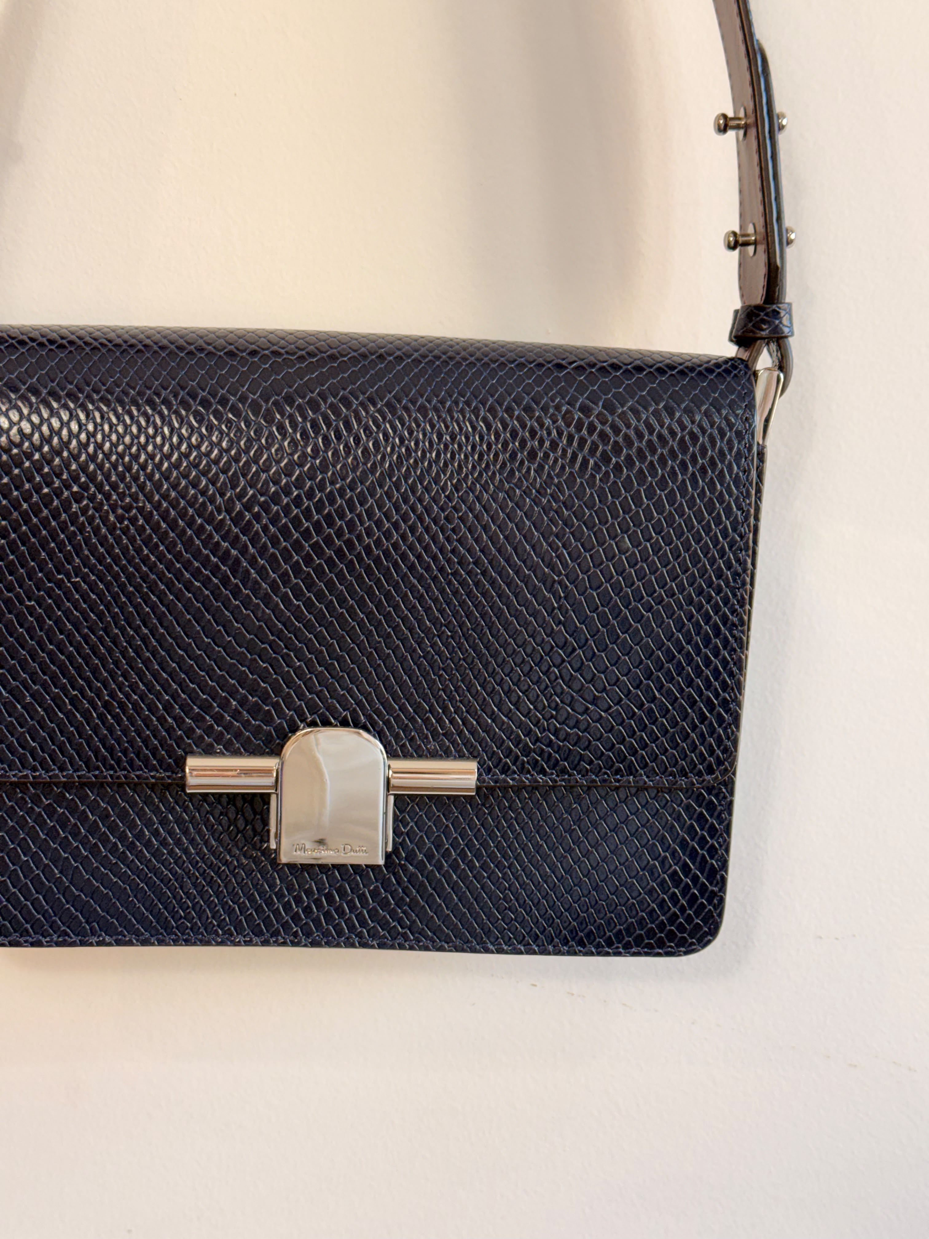 Bolsa Azul Massimo Dutti