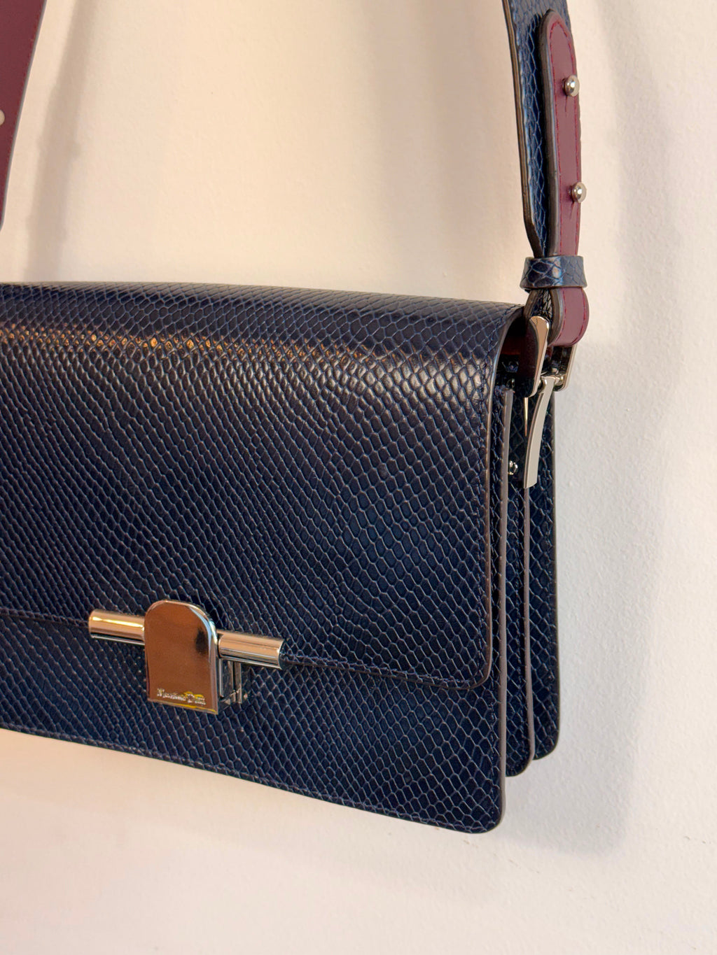 Bolsa Azul Massimo Dutti
