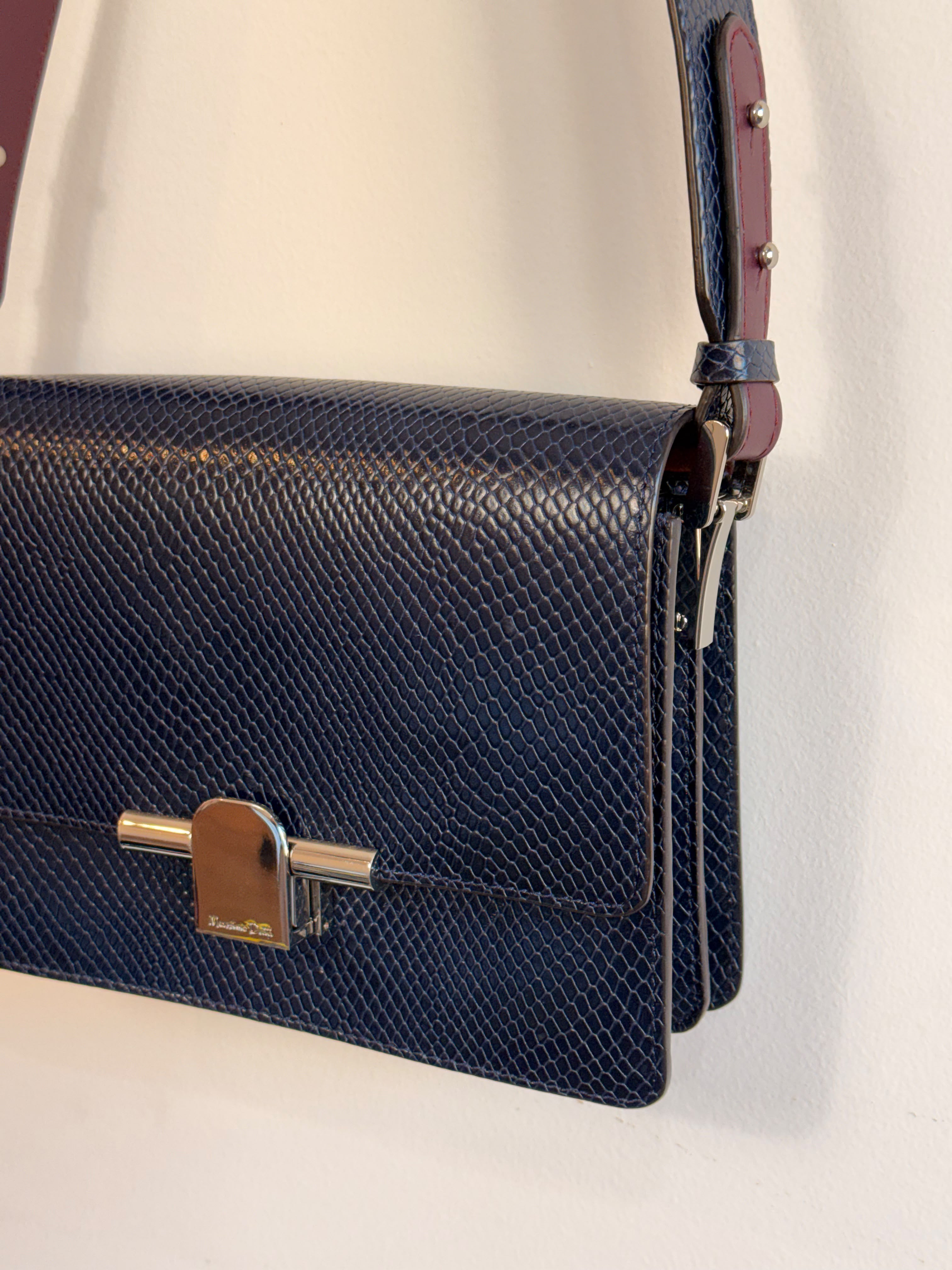 Bolsa Azul Massimo Dutti