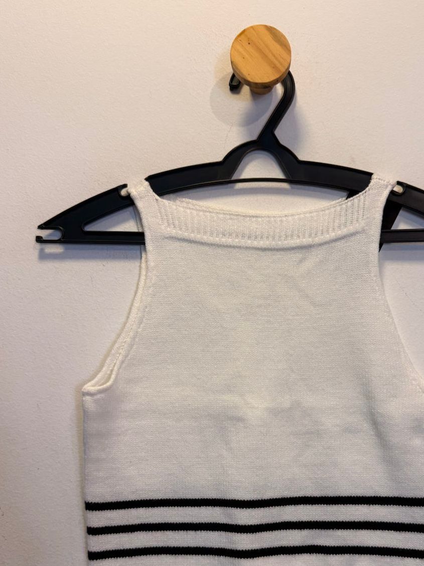 Cropped em Malha Branco