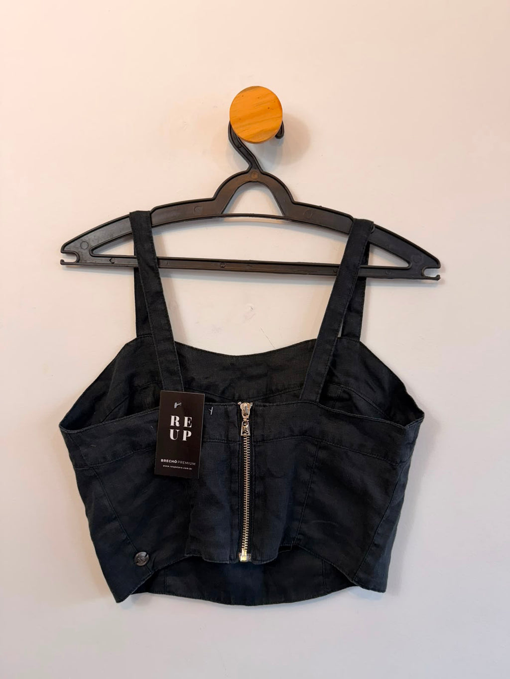 Conjunto Preto 100% Linho Lu Brandrão